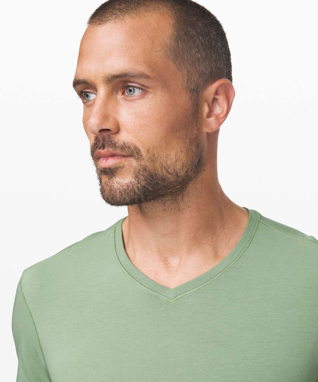 Lululemon 5 Year Basic V - Willow Green