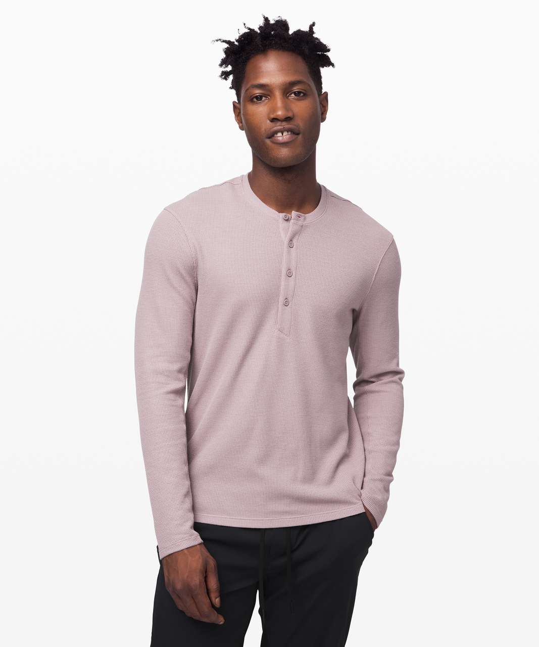 Lululemon Shift Stitch Henley - Vintage Marl