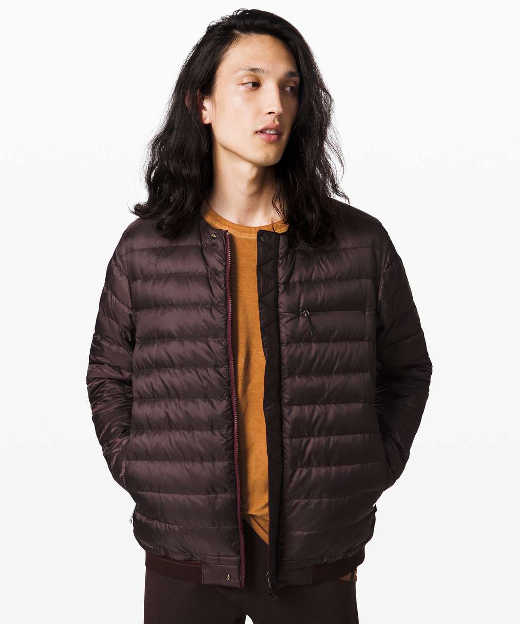 Reversible Bomber Jacket - Men's - Lululemon - Dark Olive - Medium –  ALLREVERSIBLE