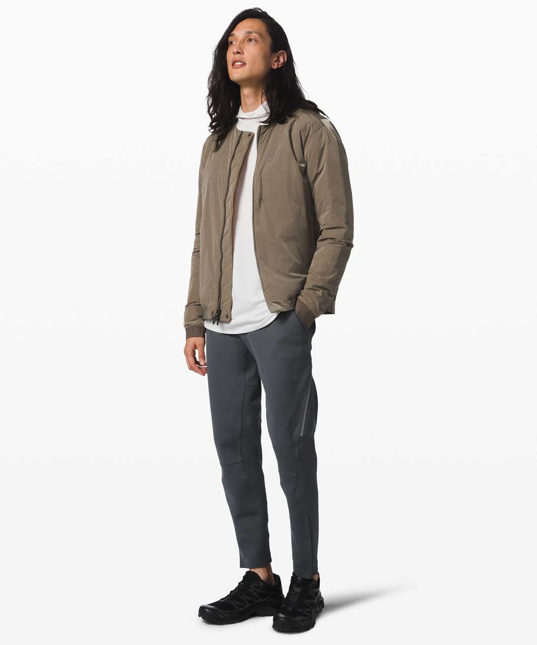 Lululemon Ashta Bomber Reversible *lululemon lab - Nomad / Roman Gold ...