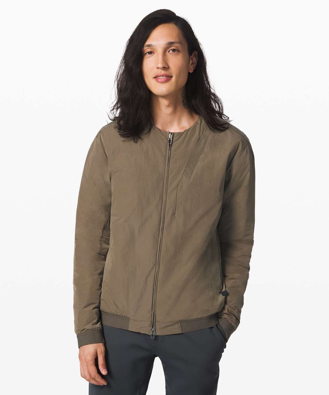 Lululemon Ashta Bomber Reversible *lululemon lab - Nomad / Roman Gold