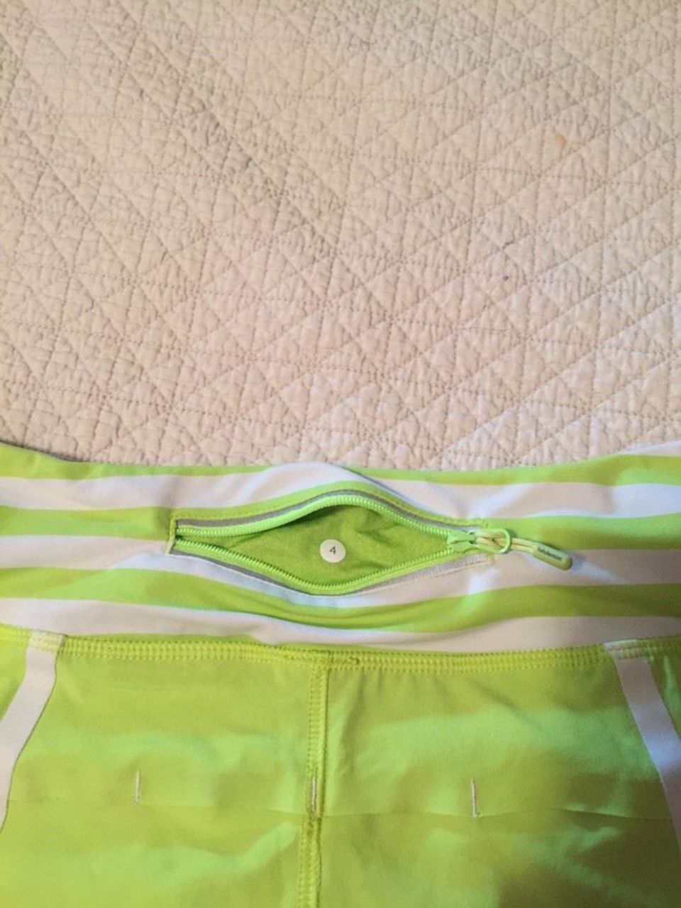 Lululemon Speed Short - 2012 Weawheeze - Lime Green