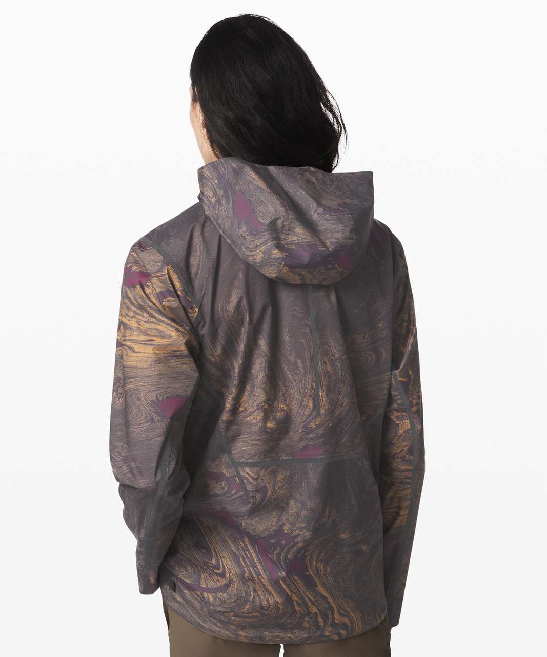 Lululemon Ashta Packable Jacket *lululemon lab - Lava Print Nomad Multi