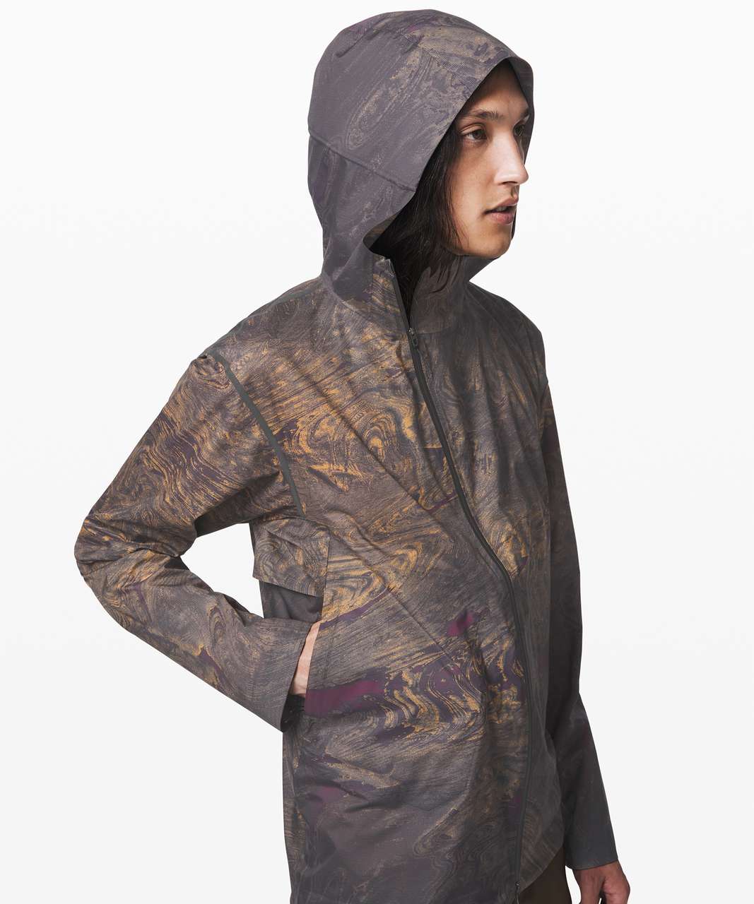 Lululemon Ashta Packable Jacket *lululemon lab - Lava Print Nomad Multi