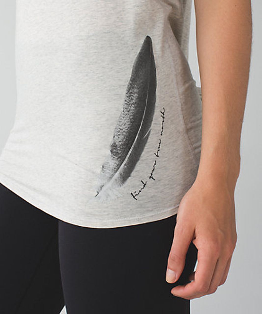 Lululemon Nook Tank - Heathered Light Grey