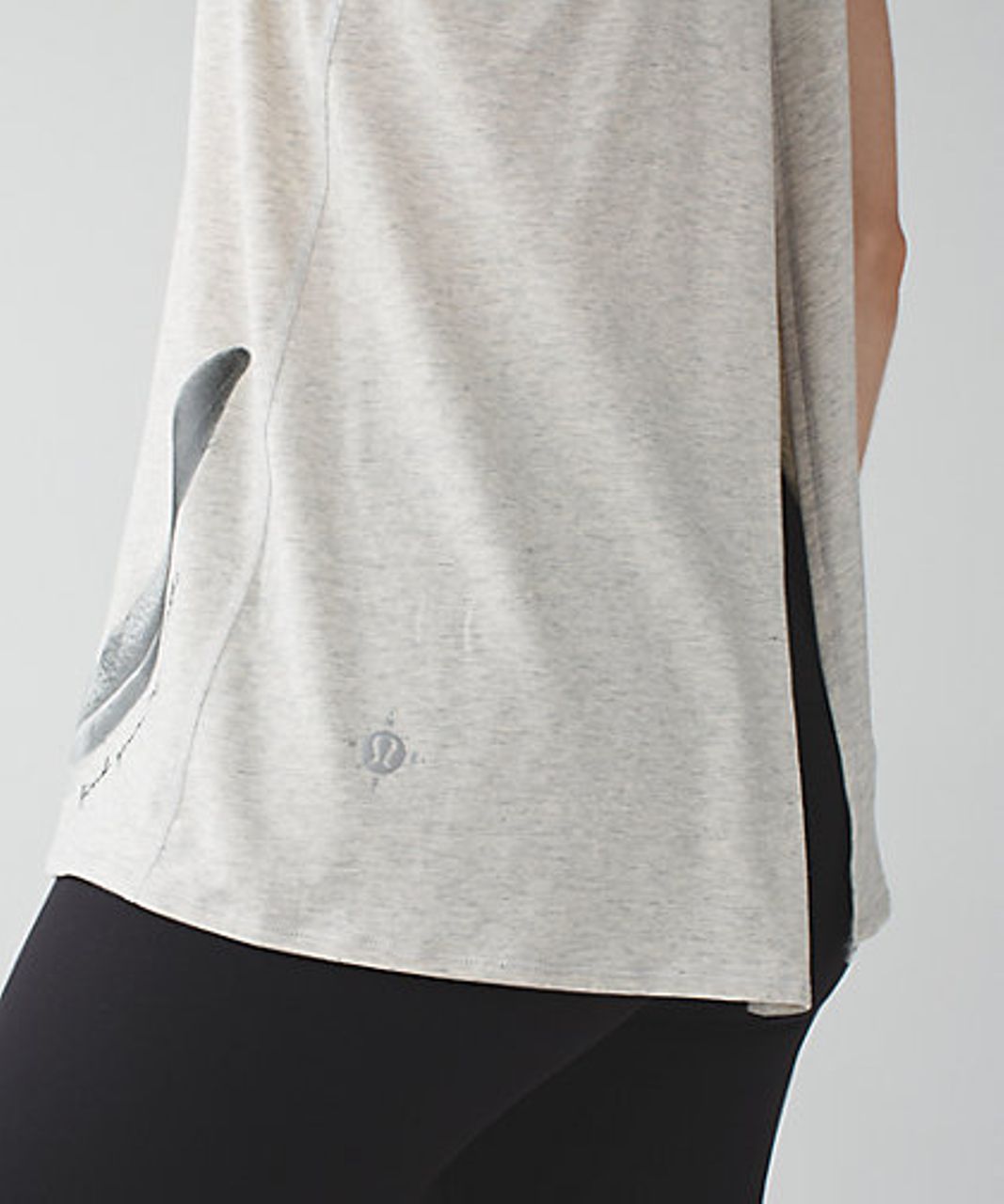 Lululemon Nook Tank - Heathered Light Grey