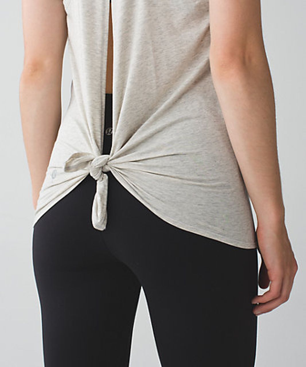 Lululemon Nook Tank - Heathered Light Grey - lulu fanatics