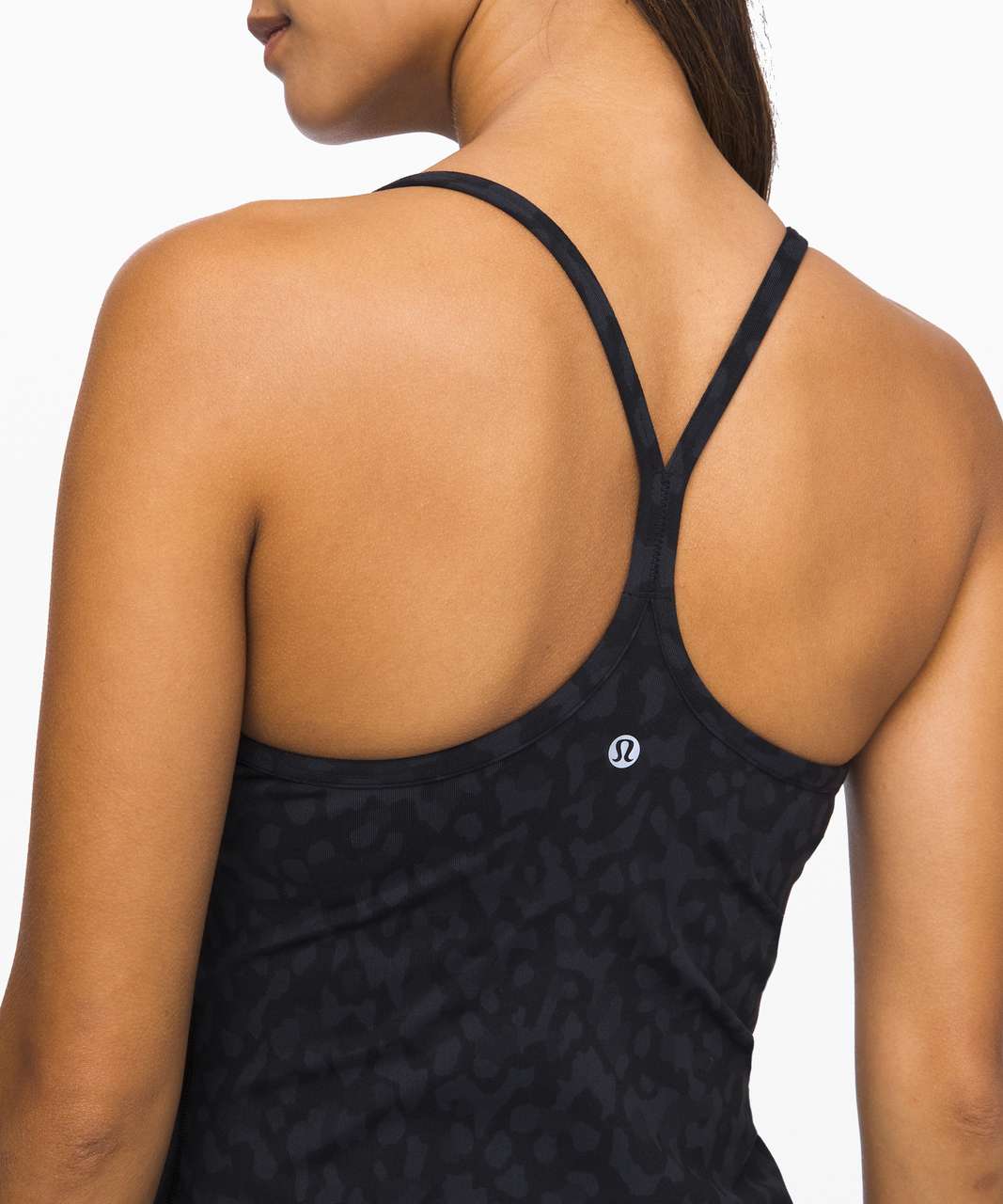 Lululemon Power Y Tank *Luon - Formation Camo Deep Coal Multi