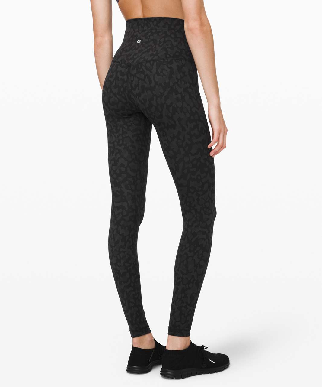 LULULEMON ALIGN PANTS 25 28 HIGH RISE CAMO DEEP COAL Nulux