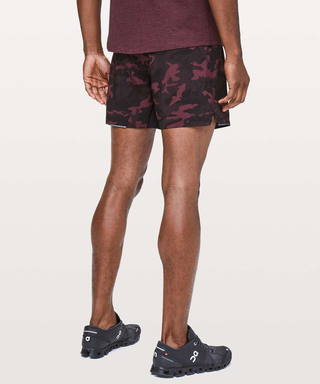 Lululemon Surge Short 6" *Liner - Incognito Camo Red Multi