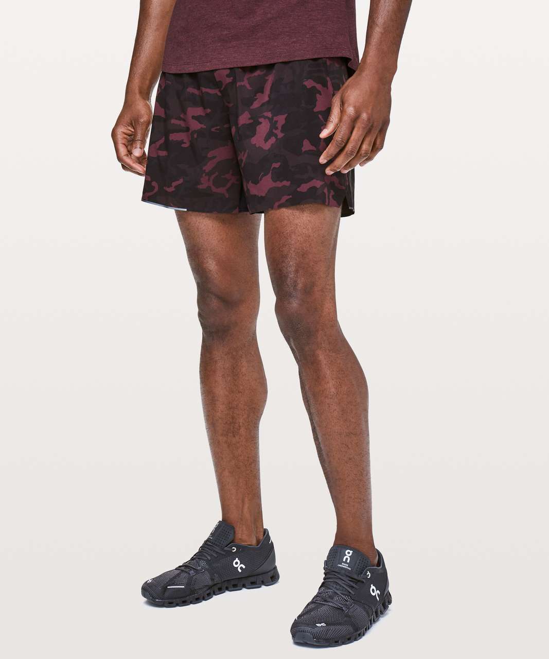 Lululemon Surge Short 6" *Liner - Incognito Camo Red Multi