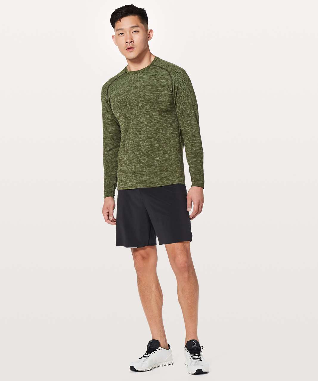 Lululemon Metal Vent Tech Long Sleeve - Green Twill / Dark Olive