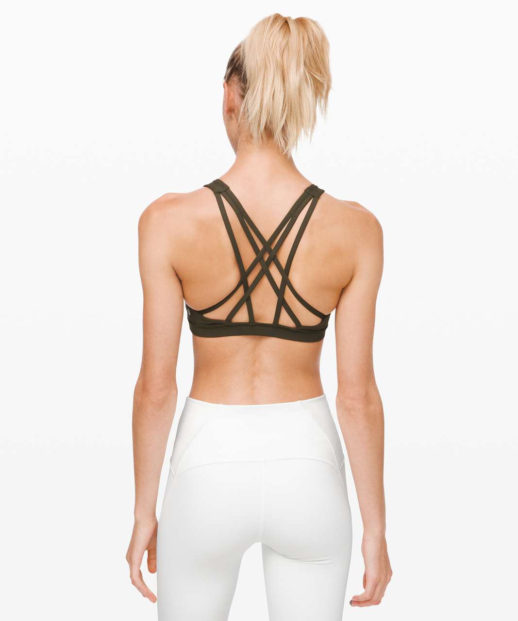 Lululemon Free To Be Serene Bra *High Neck - Ice Cap - lulu fanatics