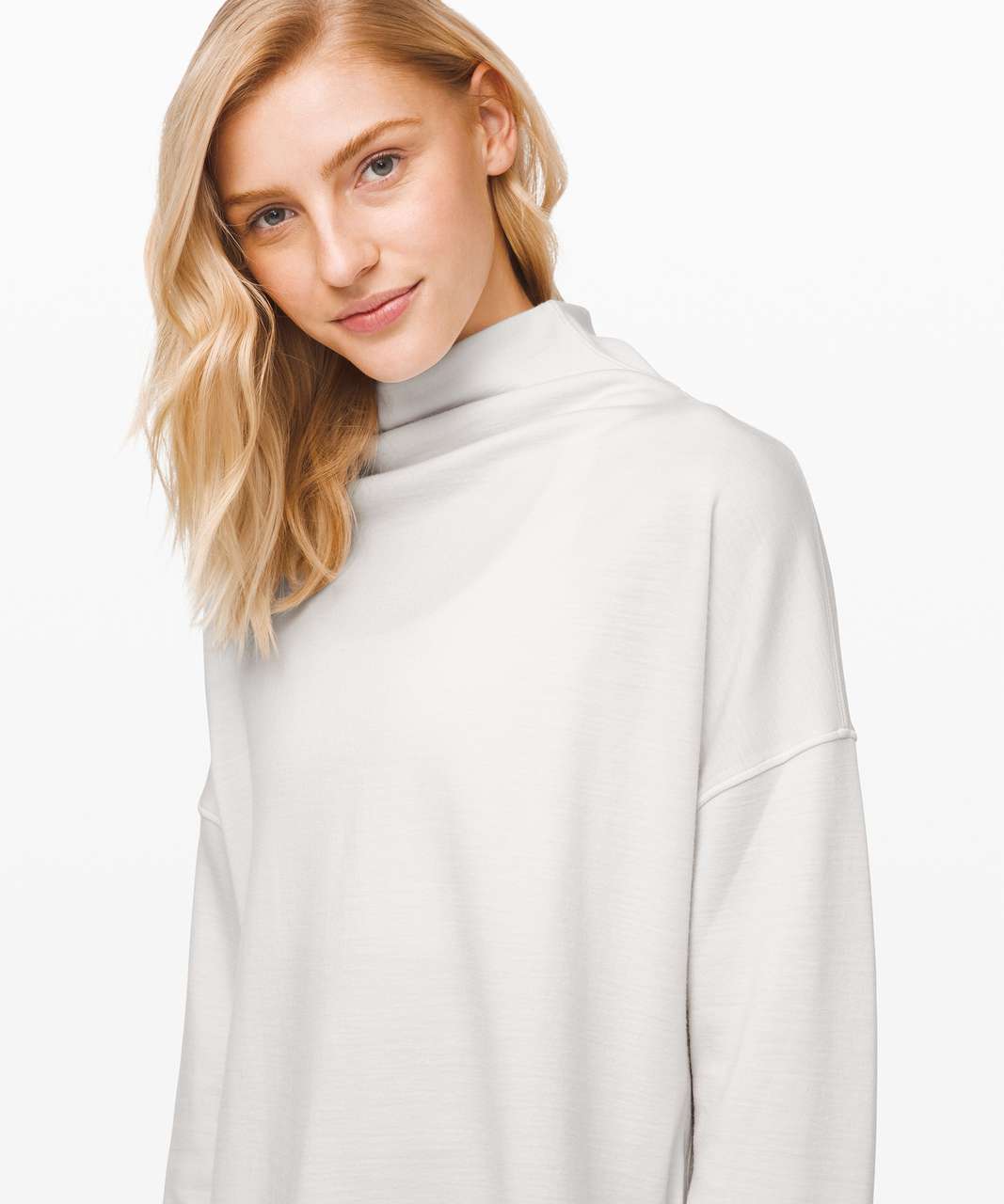 Lululemon Principal Dancer Funnel Neck Sweater - Nimbus