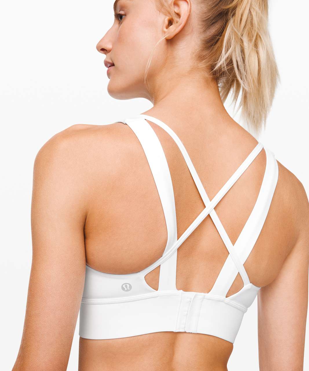 lululemon Sport-BH mit leichter Stützkraft - white/weiß 