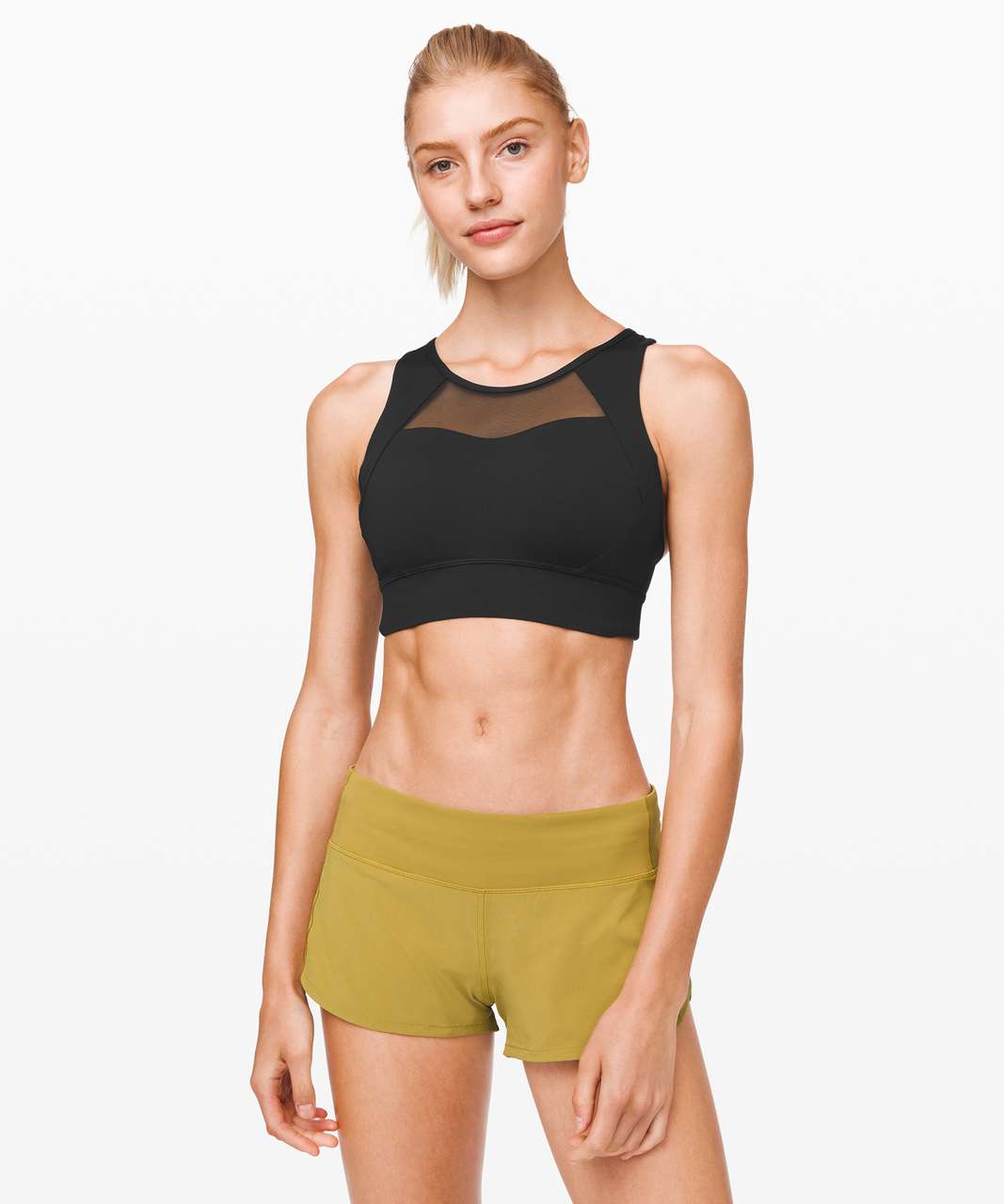 Lululemon Breathe it In Bra - Black - lulu fanatics