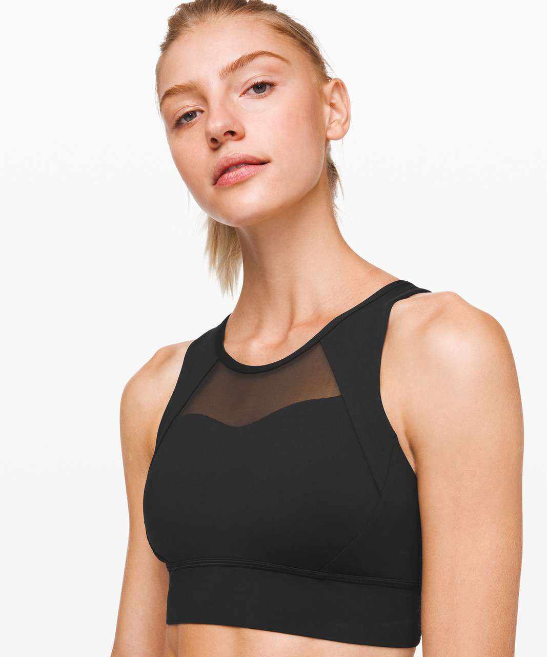 Lululemon Easy Breath Bra - Black - lulu fanatics