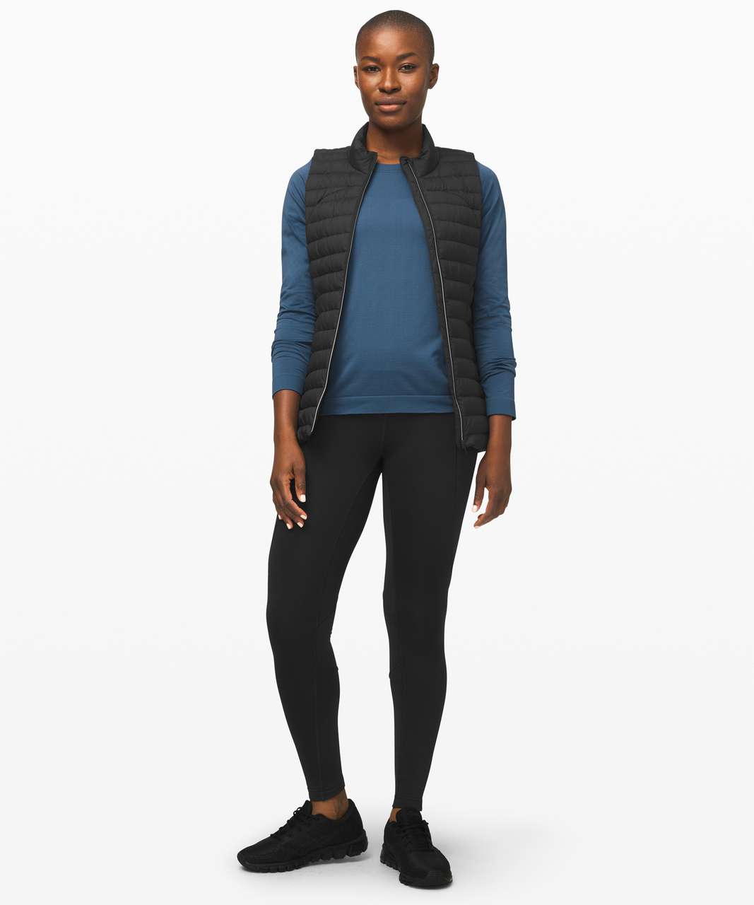 Lululemon Cold Pacer High-Rise Tight 28 - Black / Nocturnal Shift Emboss  Black - lulu fanatics