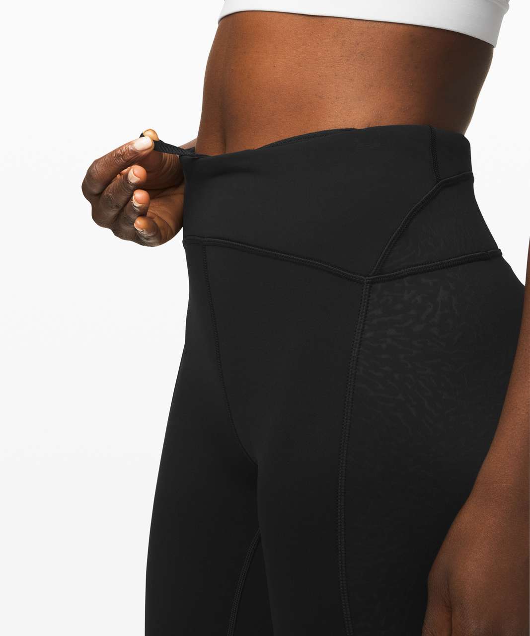 Lululemon Cold Pacer High-Rise Tight 28" - Black / Nocturnal Shift Emboss Black