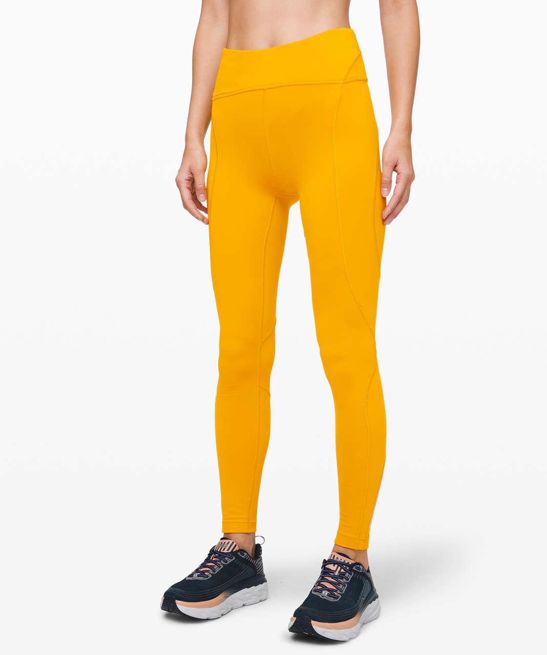 Lelelemon Lively Super Yellow Lemon Shiny Leggings - What Devotion