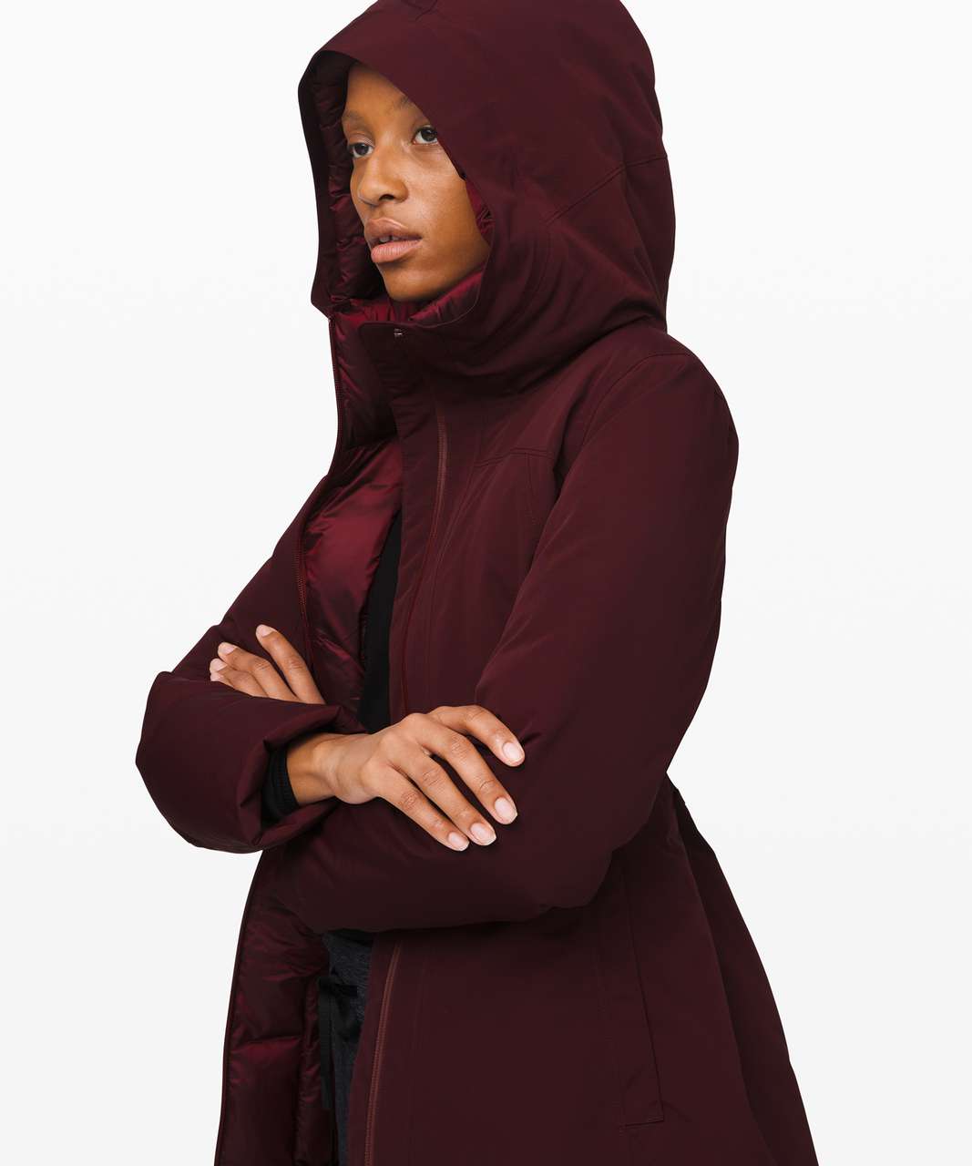 Lululemon Snow Warrior Parka - Garnet