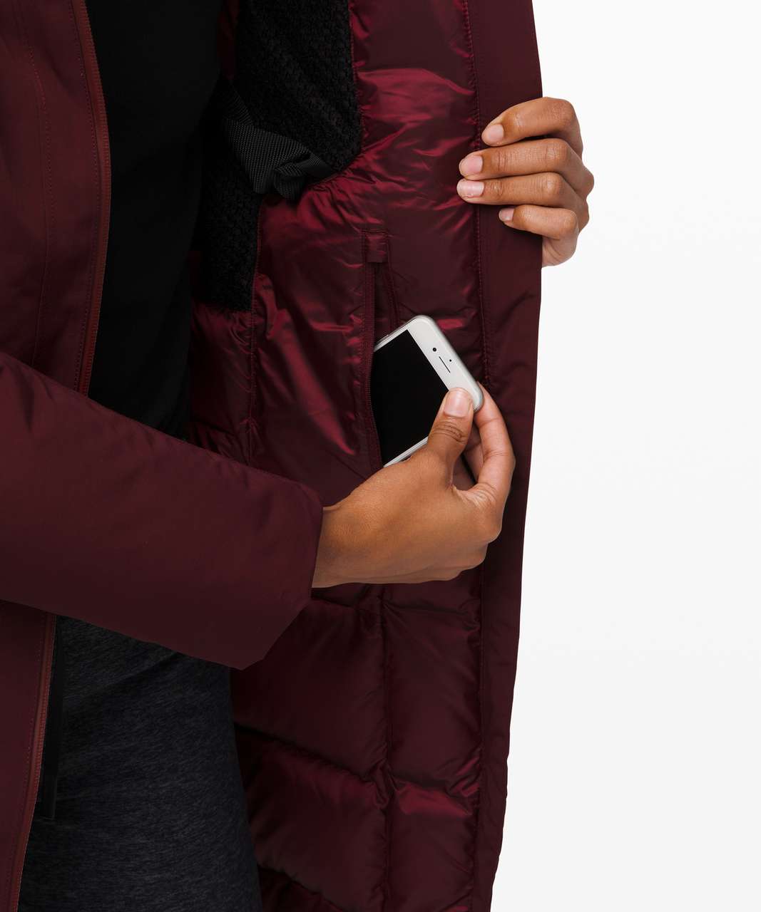 Lululemon Snow Warrior Parka - Garnet