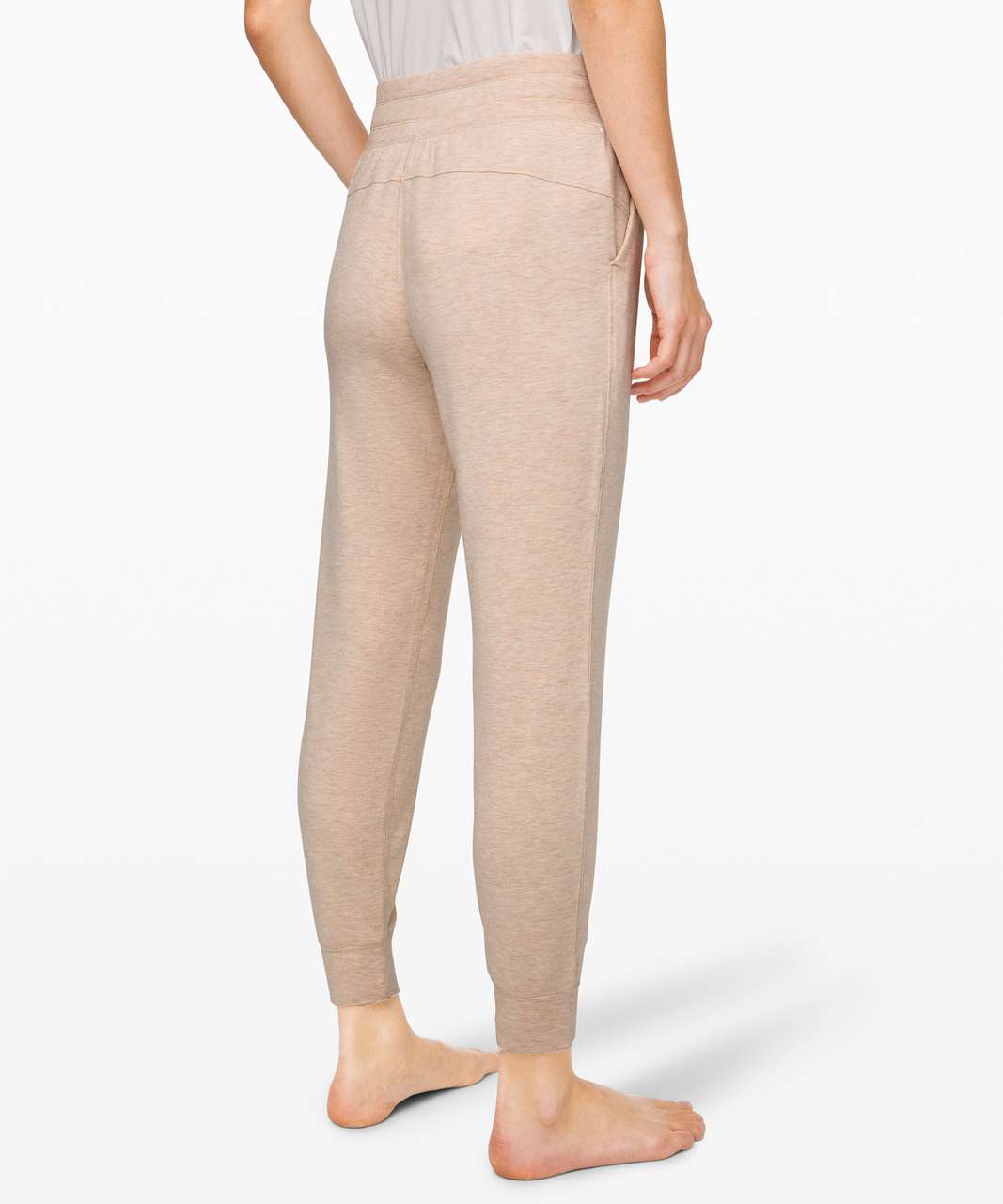 Lululemon Warm Down Jogger *Soft Touch - Heathered Cashew