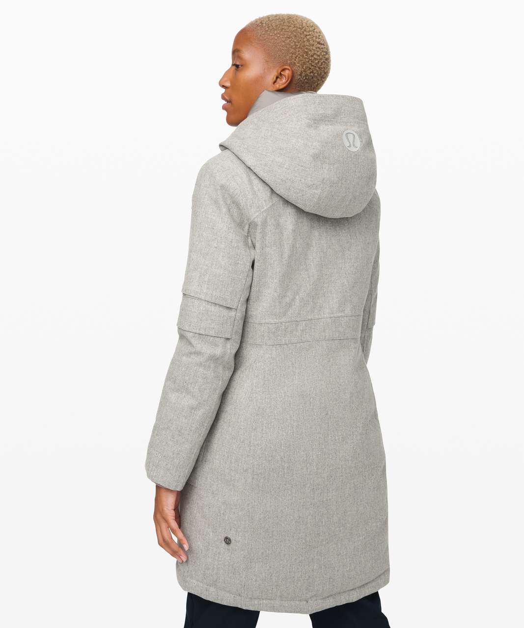 Lululemon Winter Warrior Parka *Wool - Heathered Silver Graphite