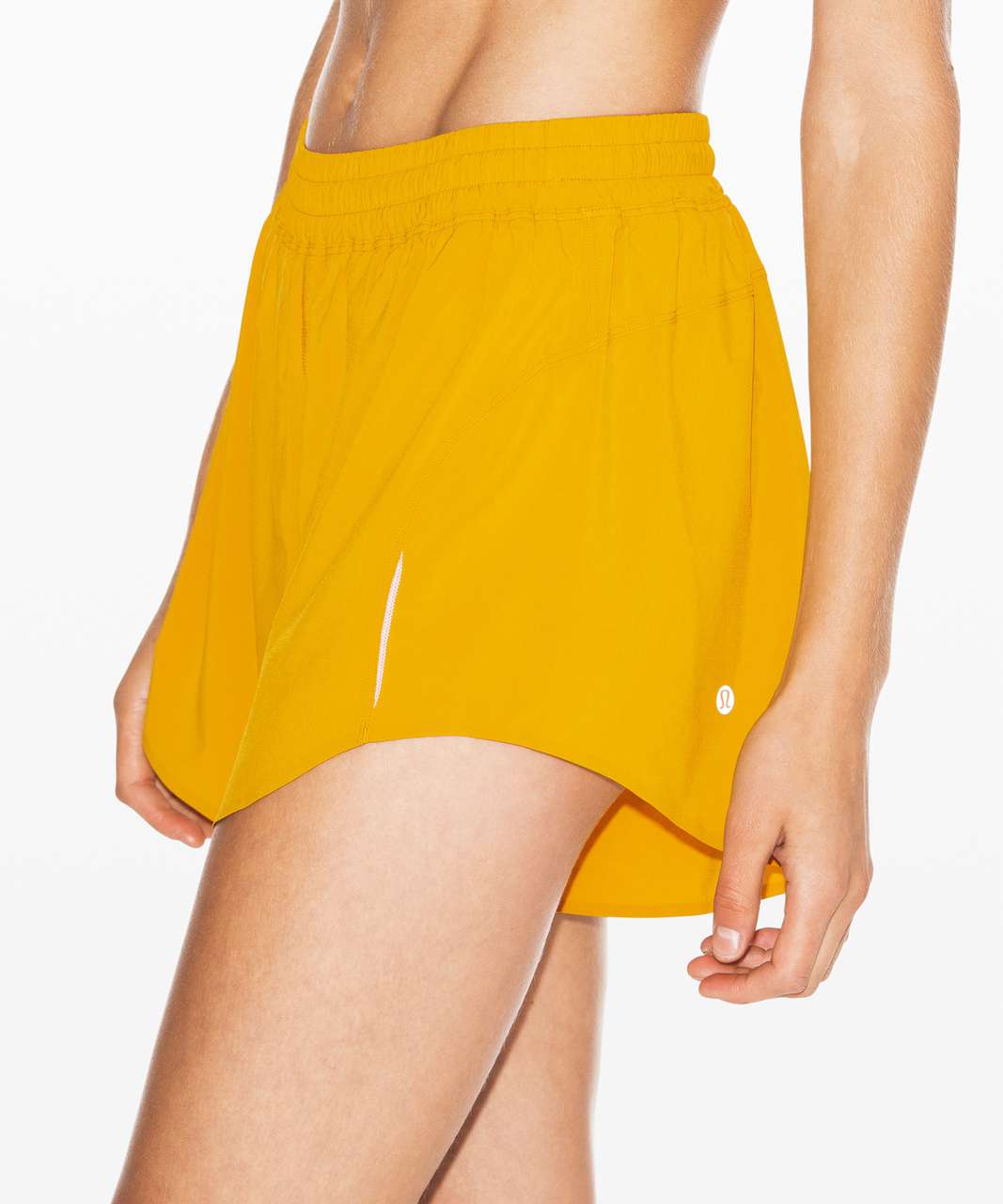 LULULEMON NOIR YELLOW SHORTS IN HONEYCOMB SIZE 0– WEARHOUSE