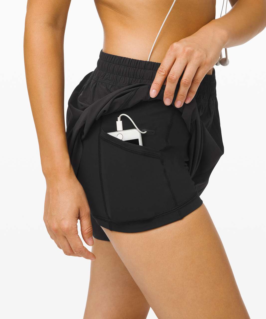 Lululemon Always Airy Run Short 3.5" - Black