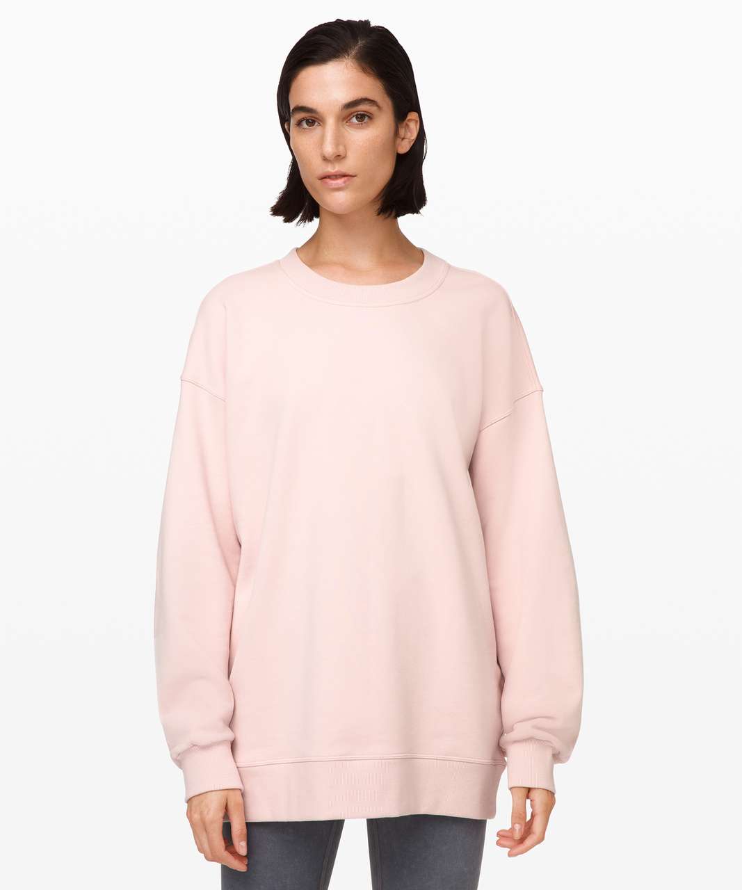 Lululemon Perfectly Oversized Crew Pink Size 2 - $62 (42% Off