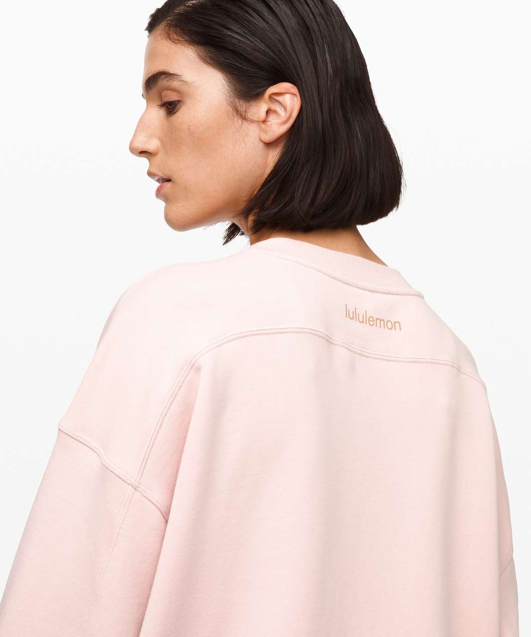 Lululemon Perfectly Oversized Crew Pink Size 2 - $62 (42% Off