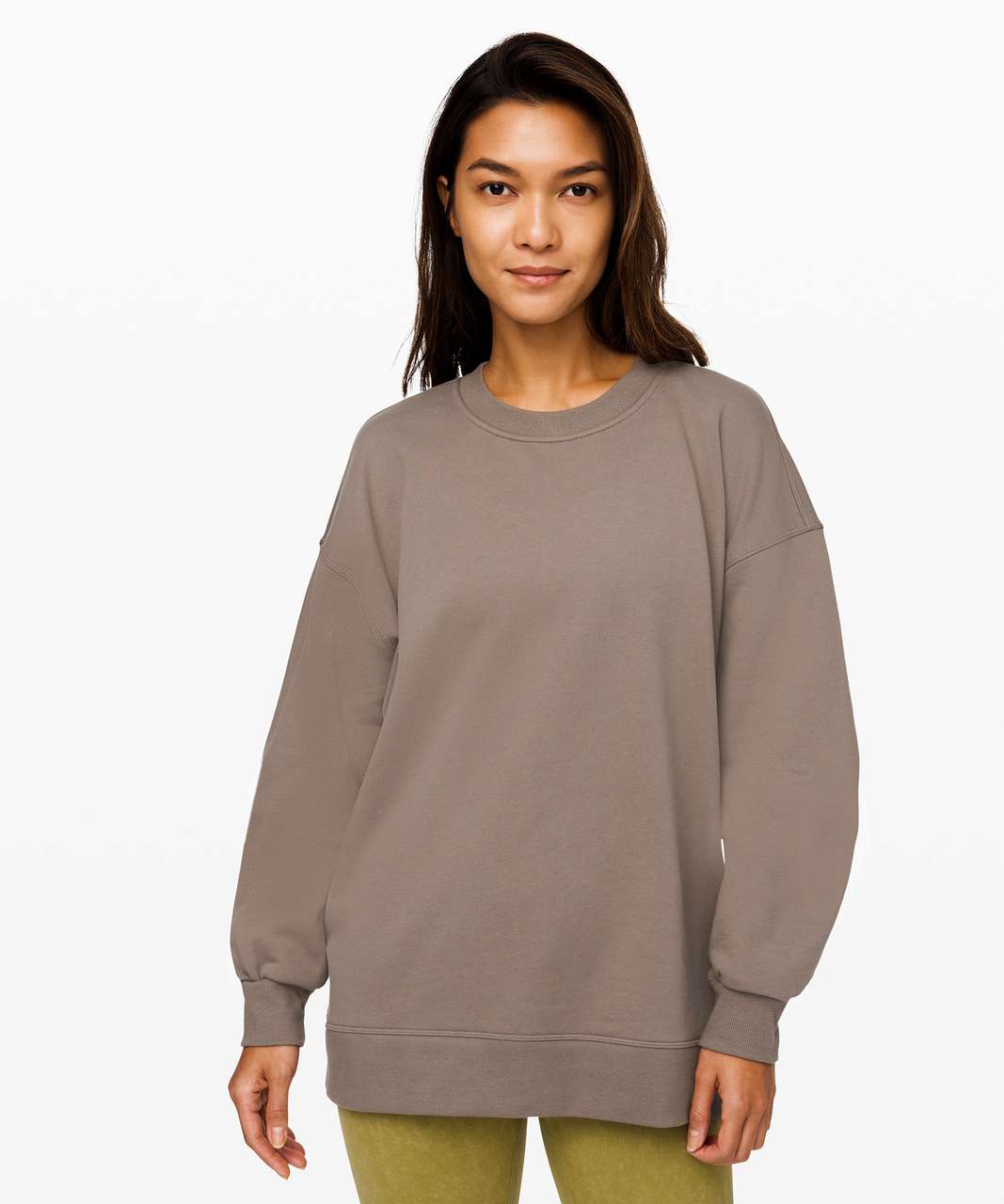 Lululemon Perfectly Oversized Crew - Carbon Dust