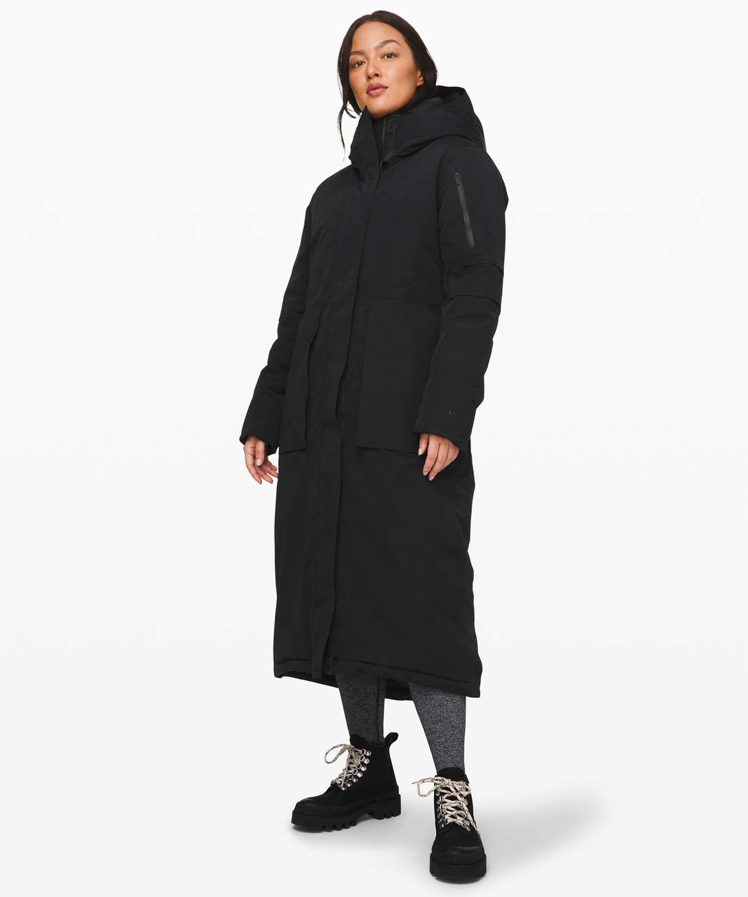 Lululemon Winter Warrior Long Parka - Black - lulu fanatics