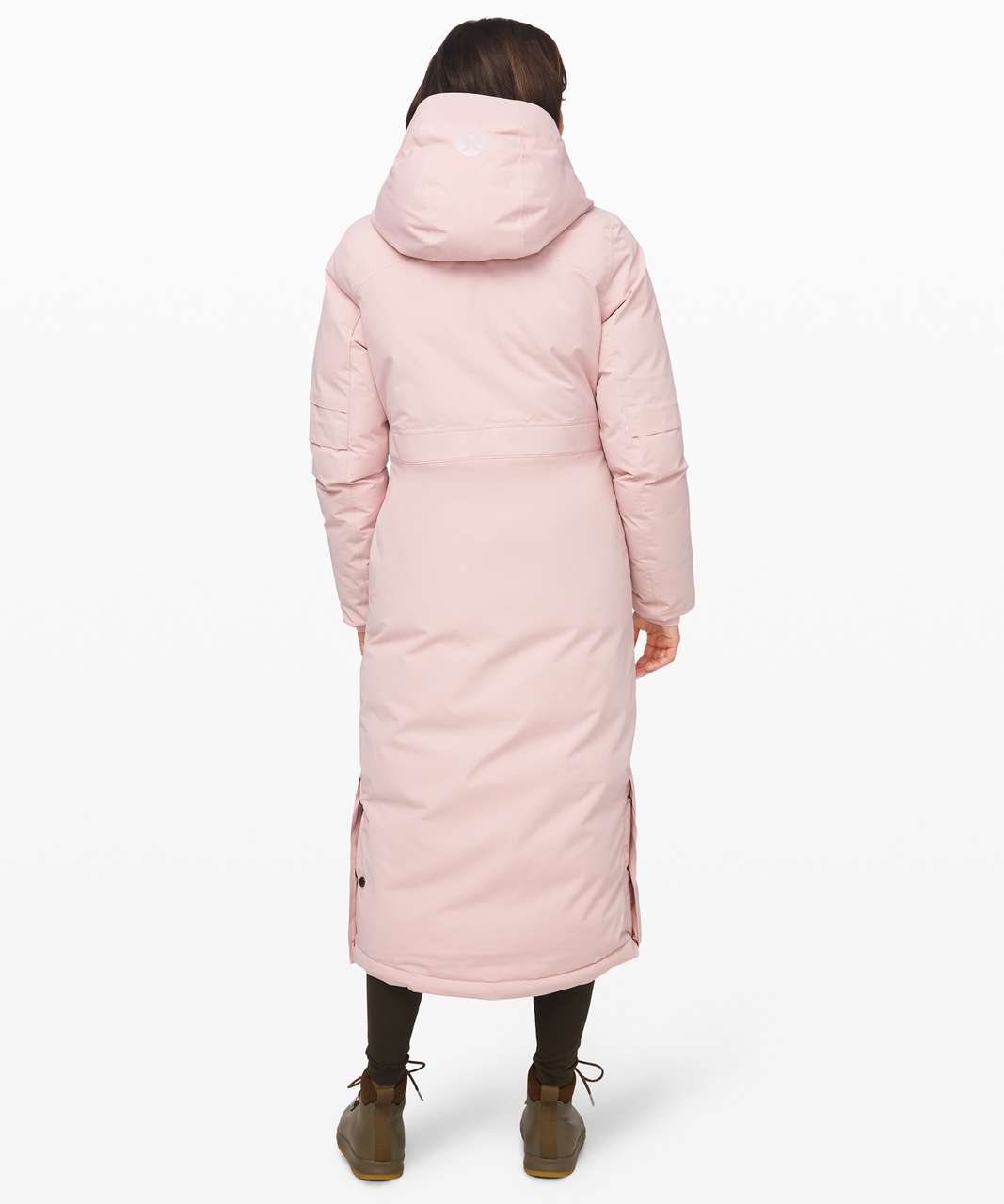 Lululemon Winter Warrior Long Parka - Porcelain Pink - lulu fanatics