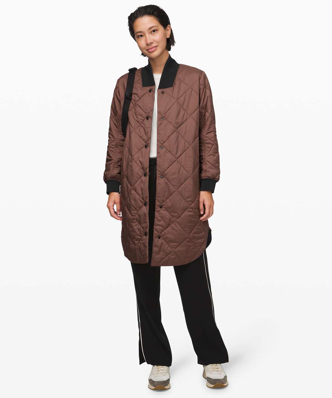 Lululemon Enough Puff Jacket - Mauve Stone / Black