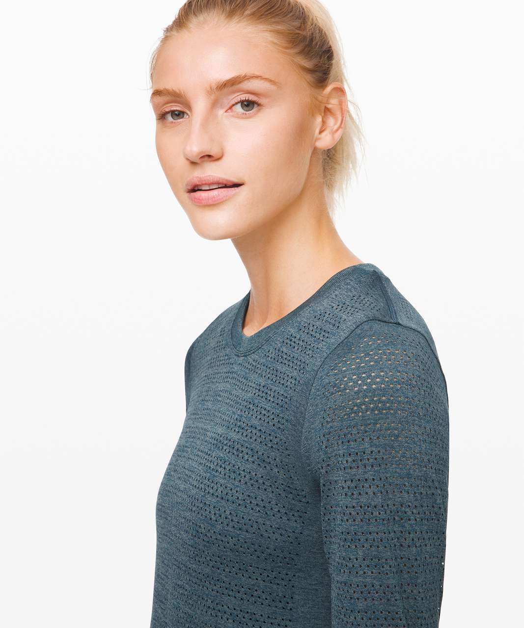 Lululemon Breeze By Long Sleeve *Squad - Night Diver / Slate - lulu ...