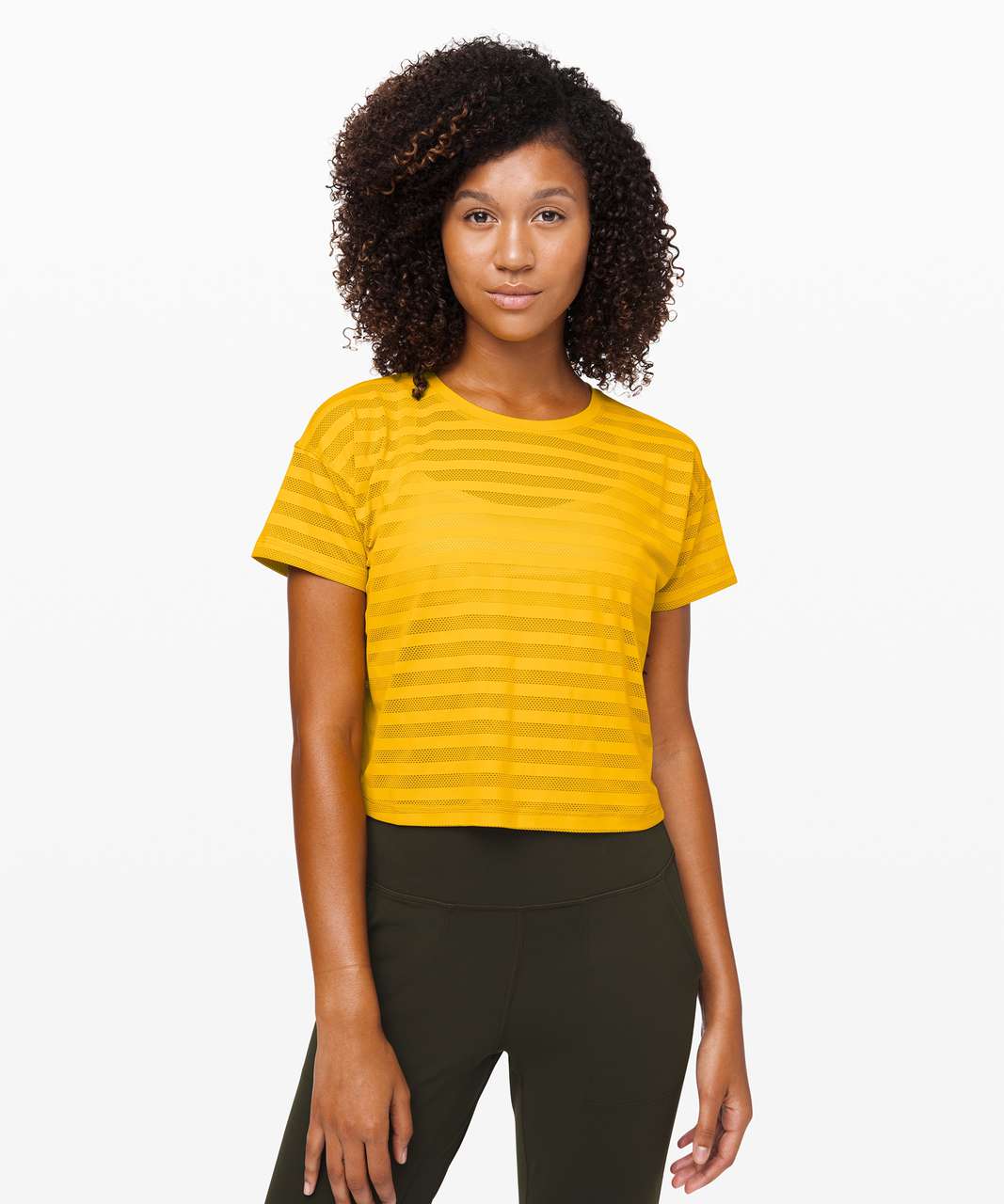 Lululemon Cates Tee *Mesh - Honeycomb