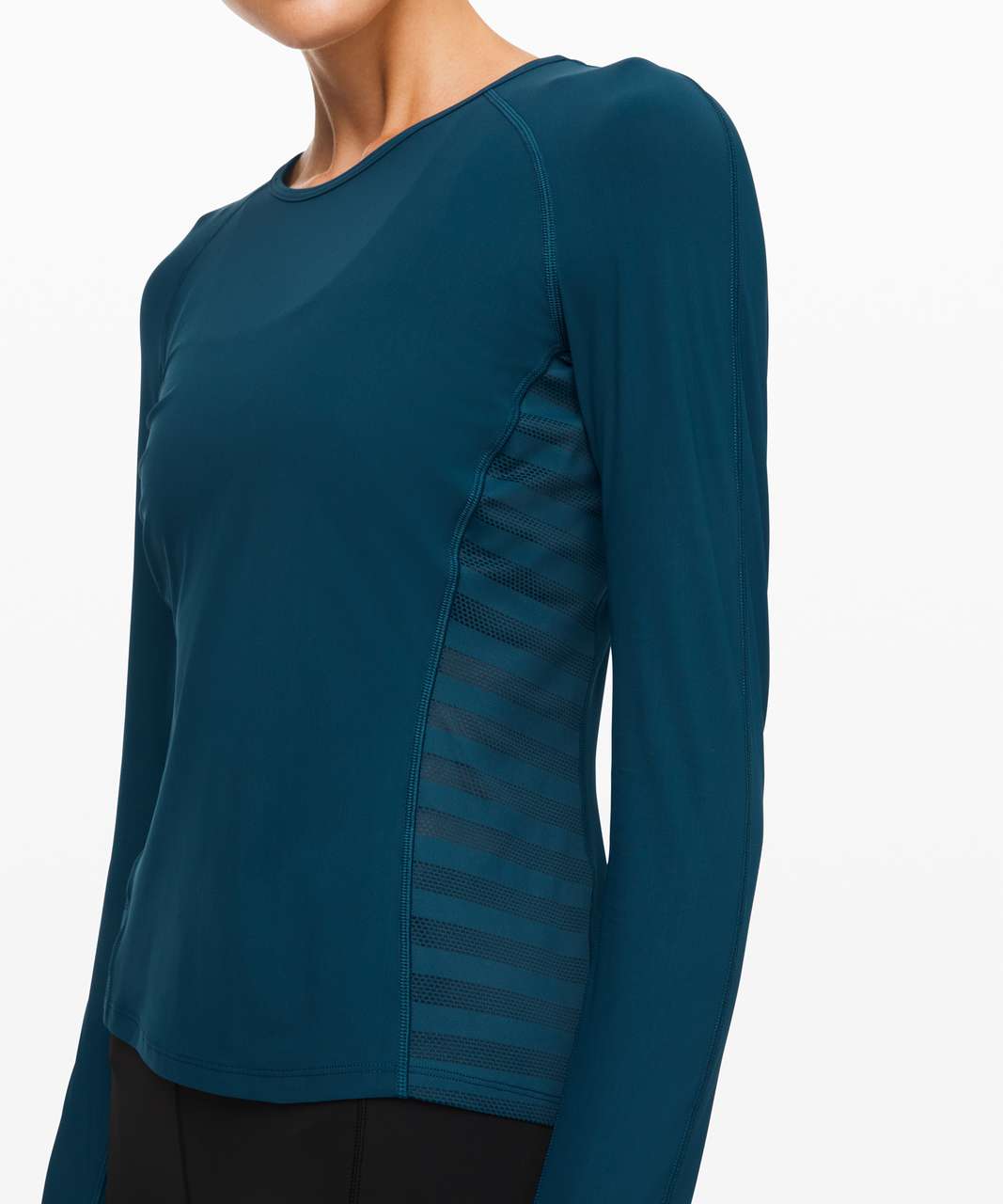 Lululemon See All Ways Long Sleeve - Night Diver