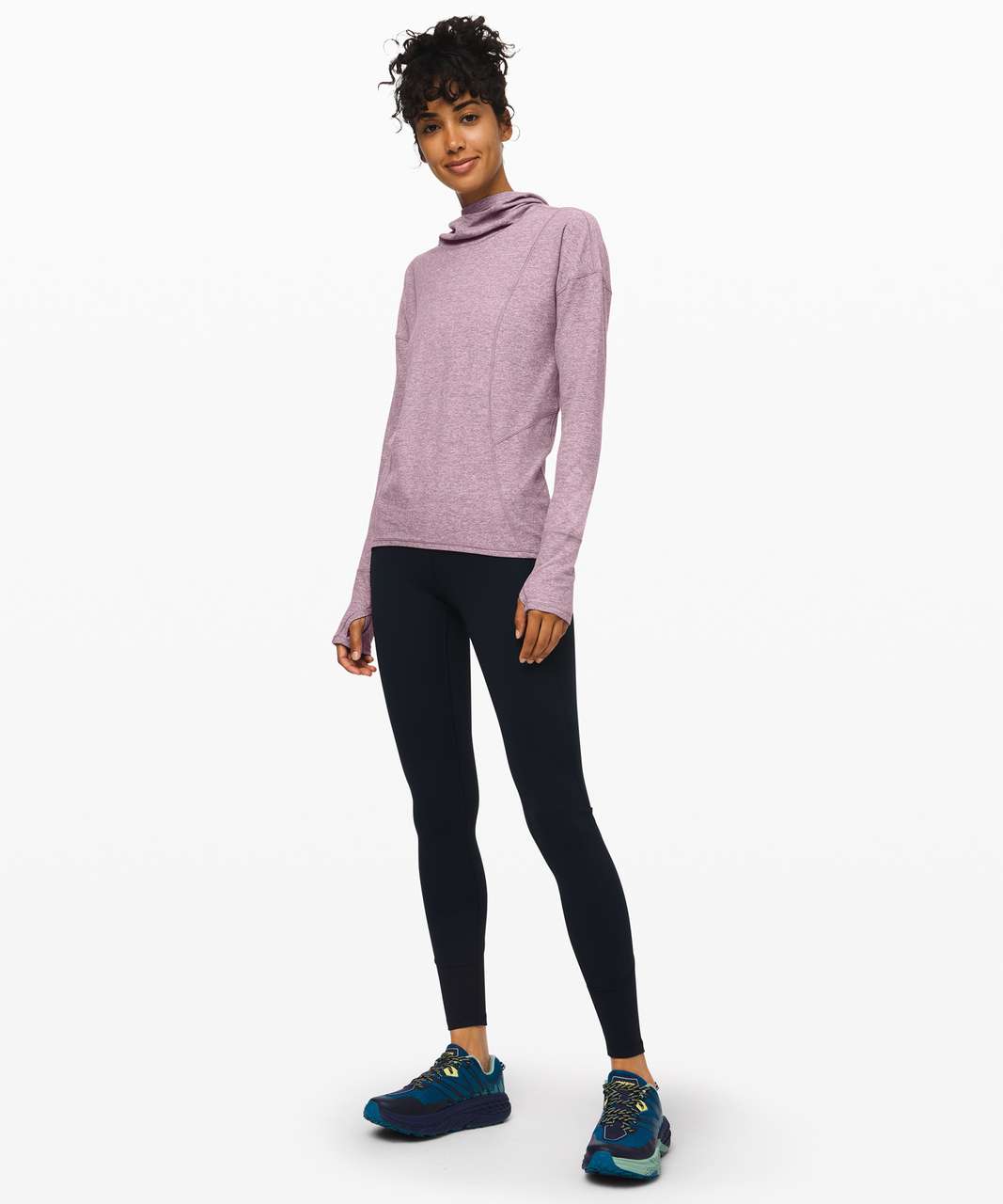 Lululemon Ready To Rulu Hoodie - Heathered Frosted Mulberry