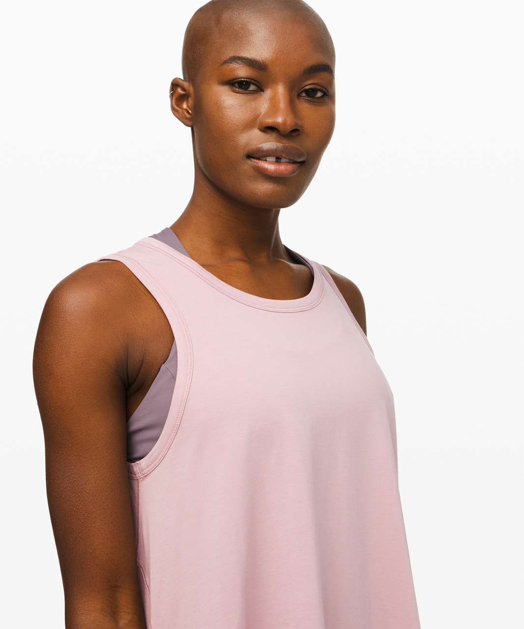 Lululemon Long for Length Tank - Smoky Blush