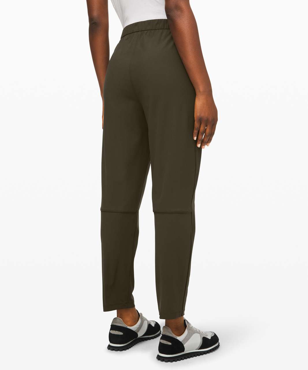 Lululemon Essential High-Rise Trouser - Dark Olive - lulu fanatics