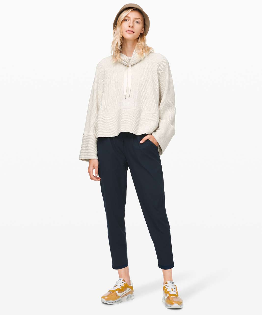 Lululemon Essential High-Rise Trouser - True Navy - lulu fanatics