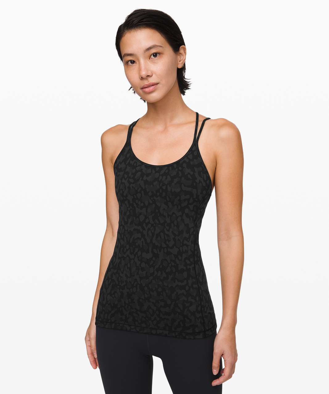 Lululemon Free To Be Tank *everlux In Formation Camo Deep Coal Multi