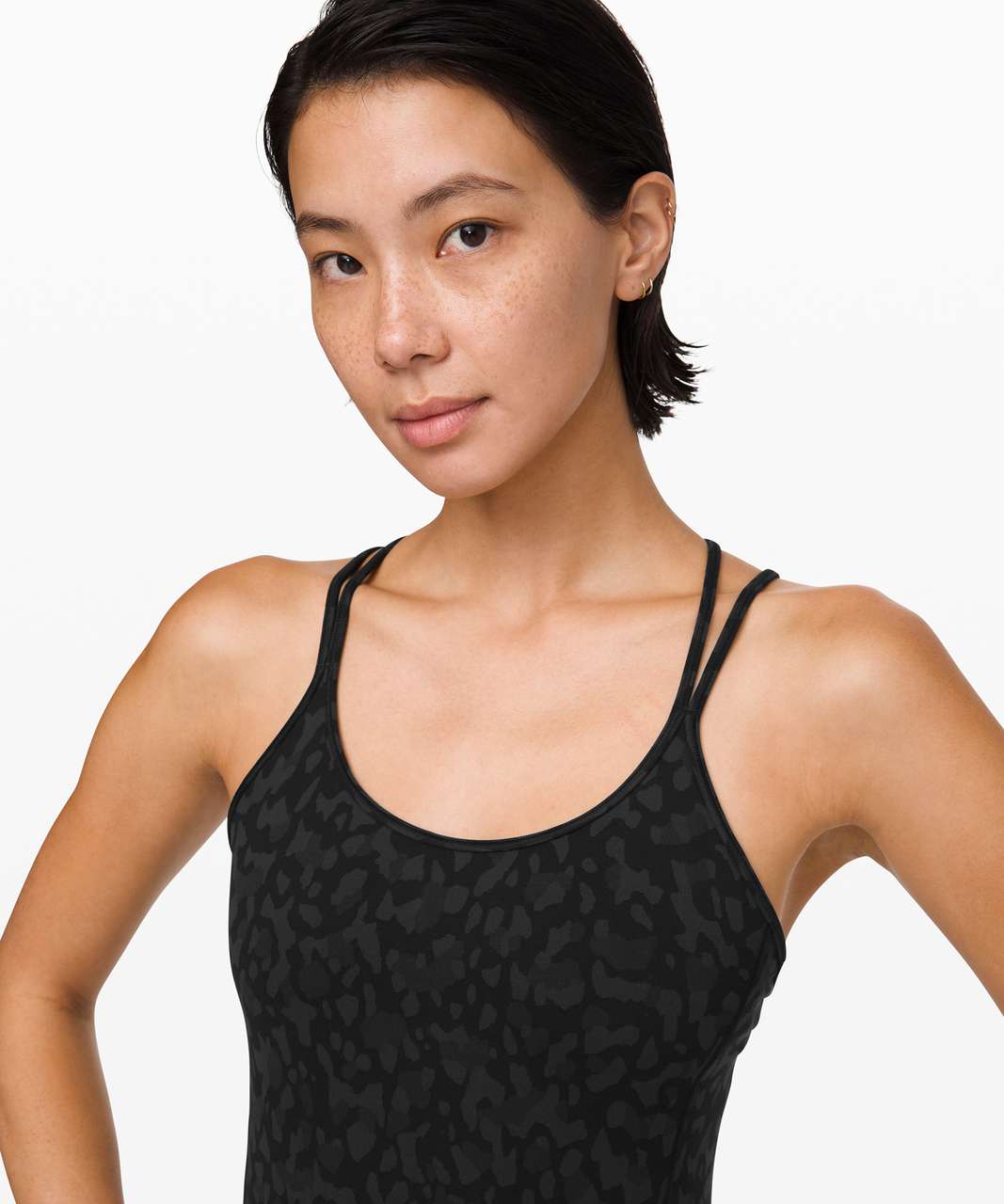 Lululemon Free To Be Tank *Everlux - Formation Camo Deep Coal Multi