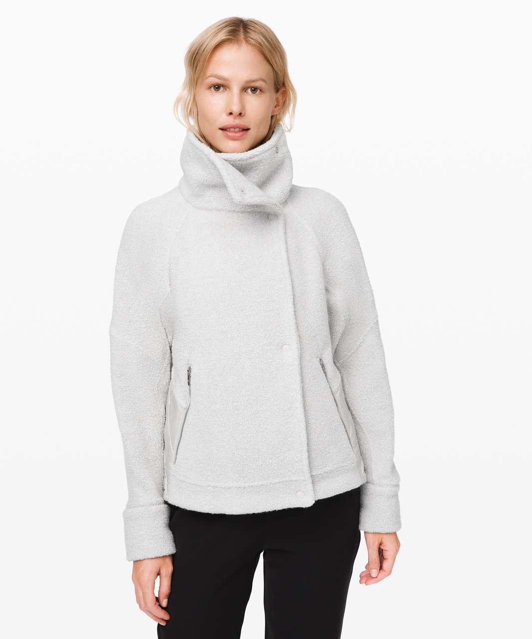 Lululemon Show Me the Sherpa Jacket - Heathered Ceramic / Ceramic