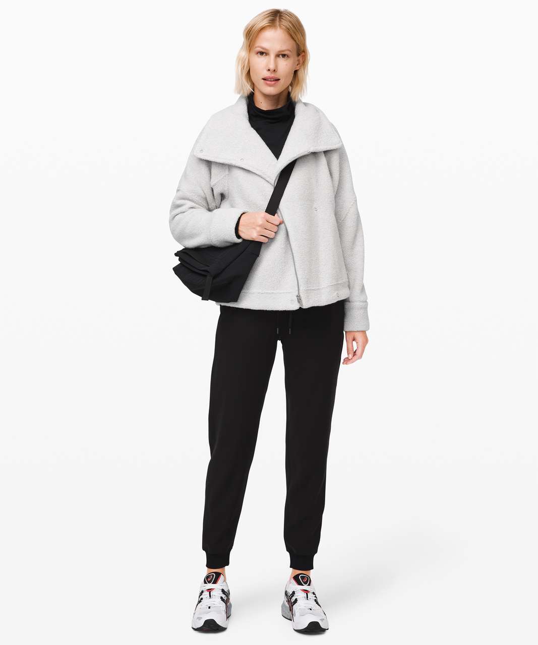 Lululemon Show Me the Sherpa Jacket - Heathered Ceramic / Ceramic ...