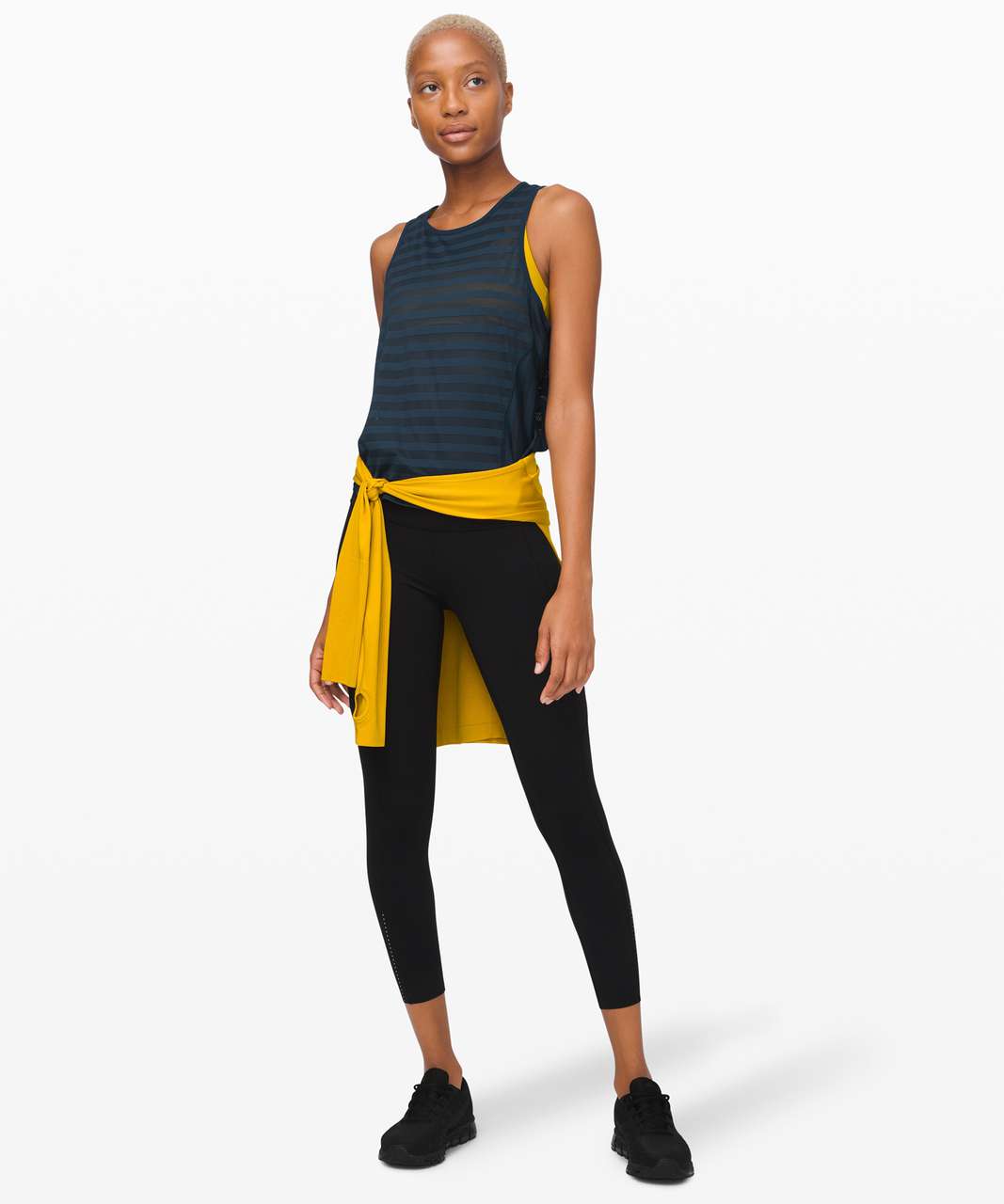 Lululemon Off and Running Tank - Night Diver