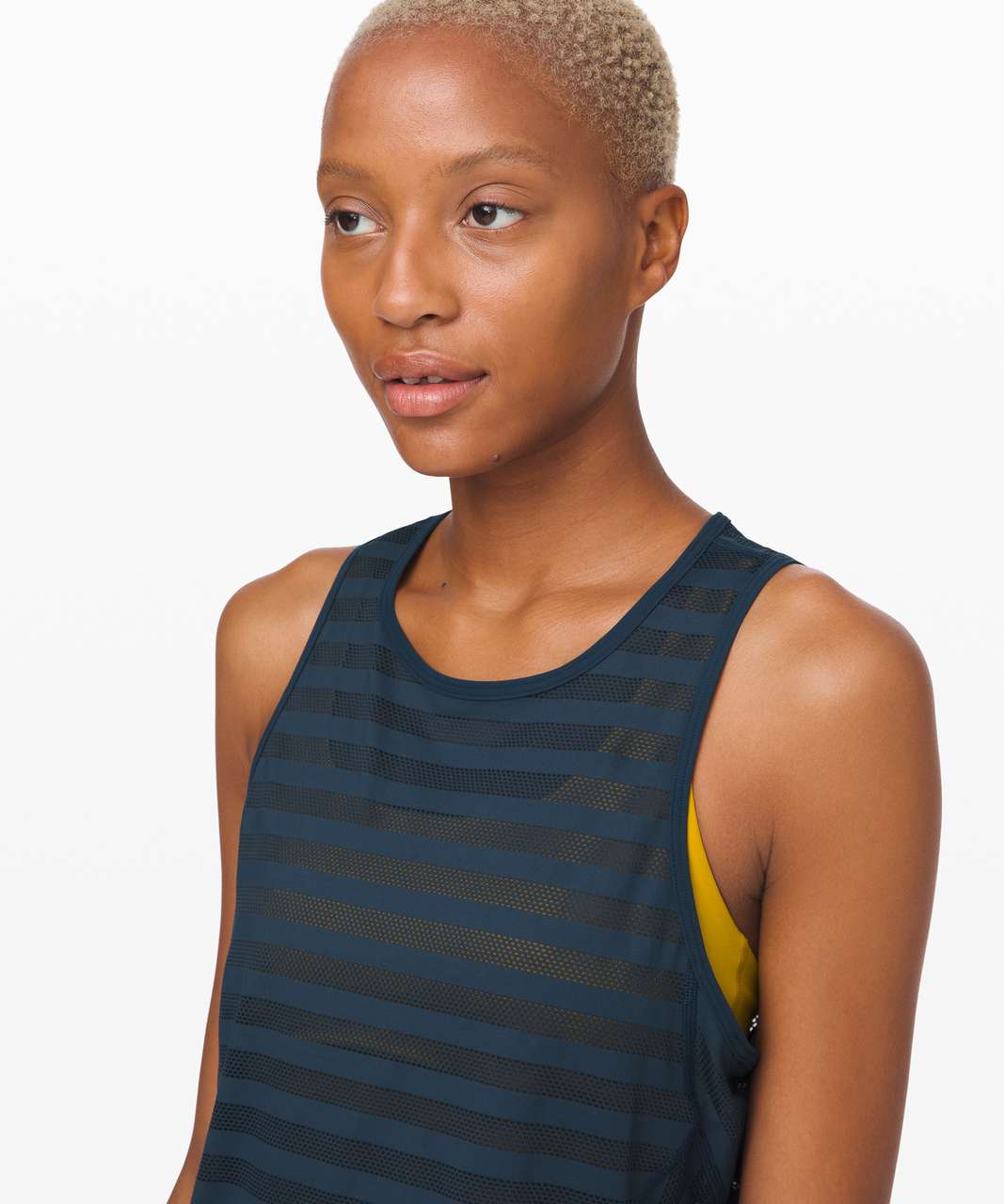 Lululemon Off and Running Tank - Night Diver