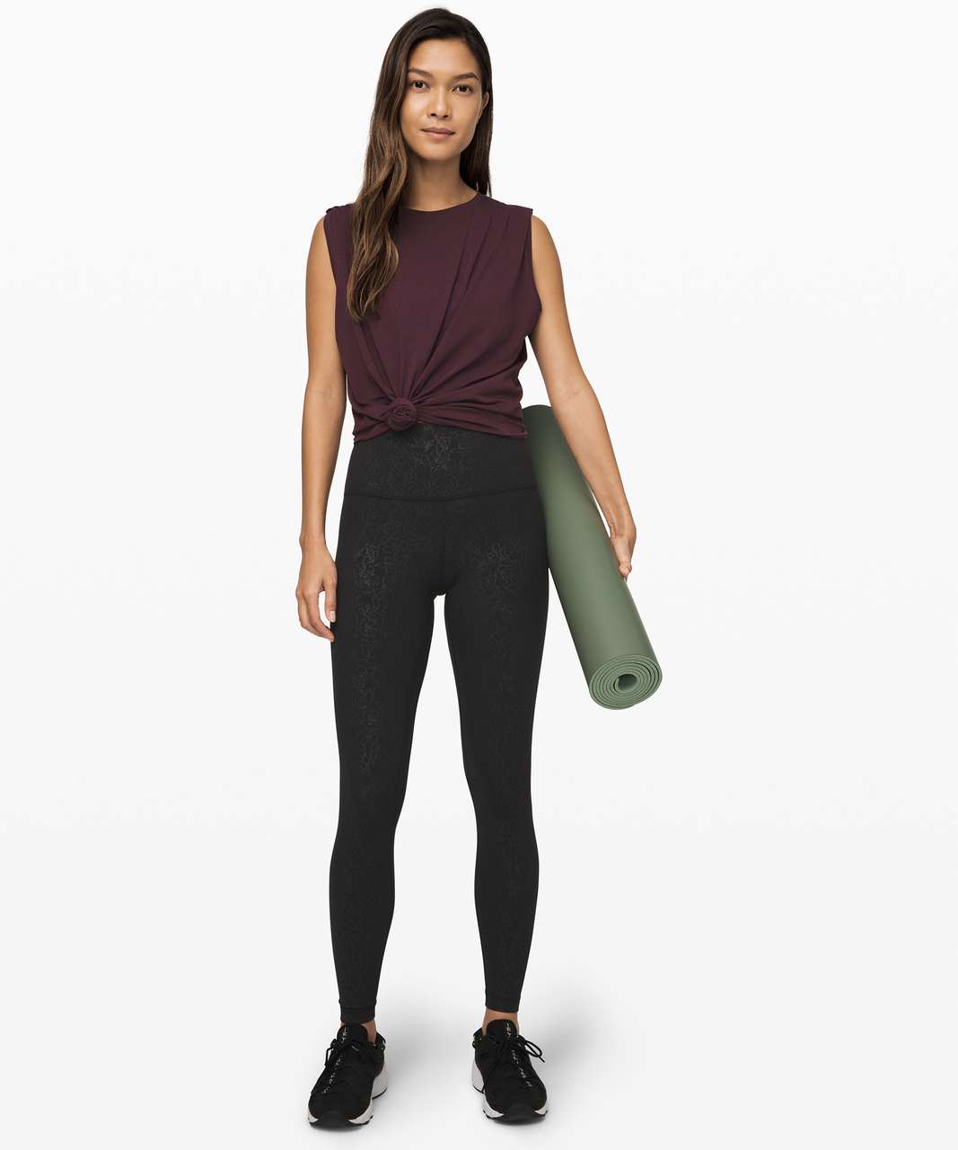 Lululemon Align Pant 28 High-Rise HR Diverge Emboss Black